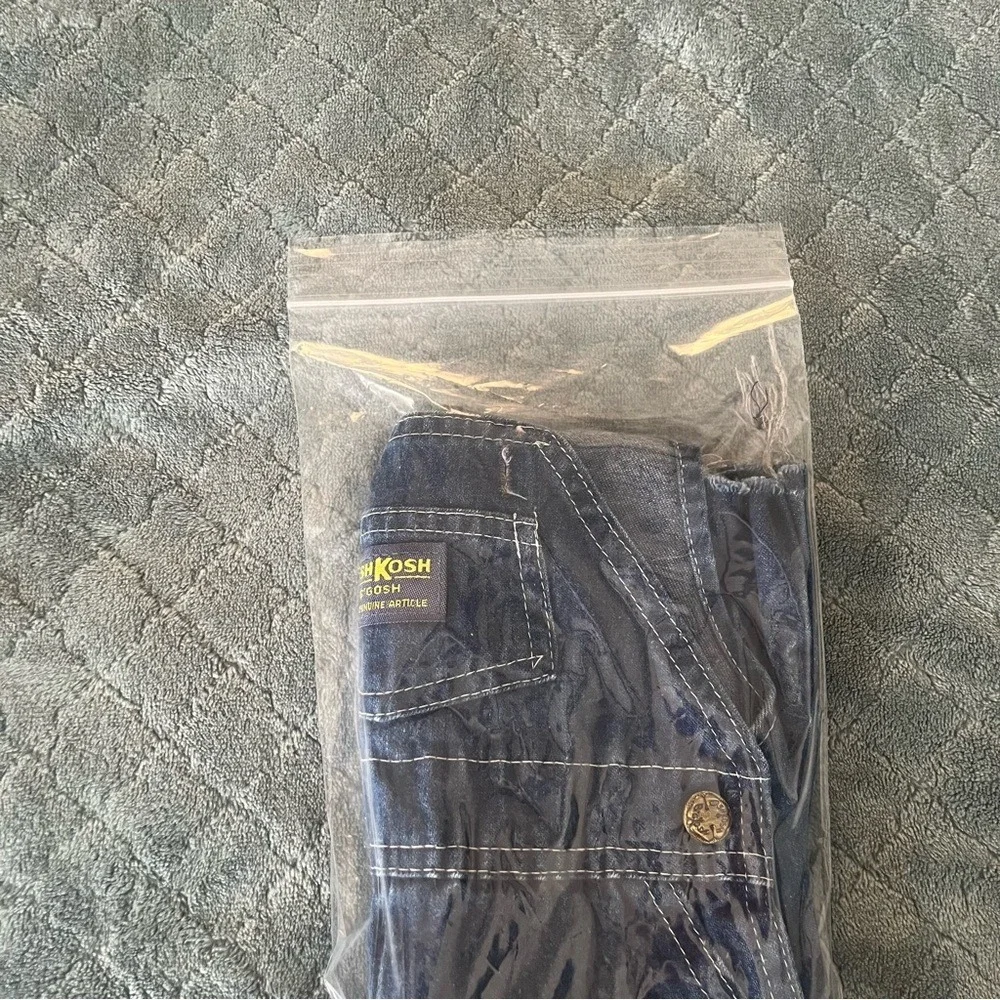 VTG OshKosh B'gosh Baby Denim Overalls Genuine Article‎ 18M Blue Size Unknown